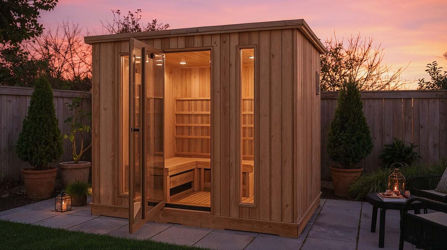 Nordic Glow Four-Person Infrared Sauna